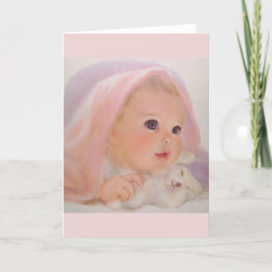 Vintage Baby Greeting Card
