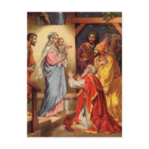 Vintage Baby Jesus and the 3 Kings