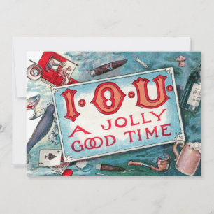 Vintage Baby Shower for Men! A Dadchelor Party! Invitation