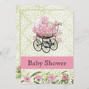 Vintage Baby Shower Invitation