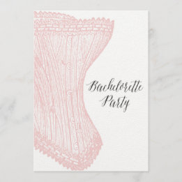 Vintage Bachelorette Party Invitation