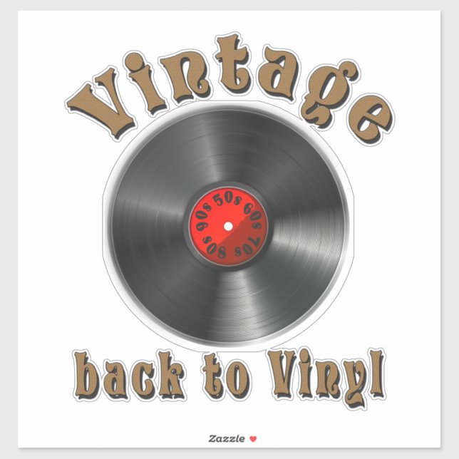 Vintage - Back to Vinyl, the record is back (Sheet)