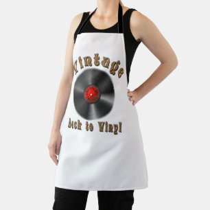 Vintage - Back to Vinyl, the record is back Apron