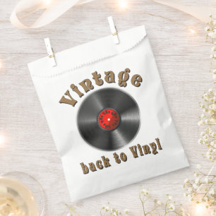Vintage - Back to Vinyl, the record is back Favour Bags