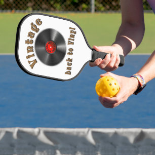 Vintage - Back to Vinyl, the record is back Pickleball Paddle