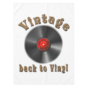Vintage - Back to Vinyl, the record is back Tablecloth