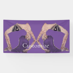 Vintage Backbend Yoga Pose Thunder_Cove Banner