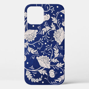 vintage background. Beautiful floral round pattern iPhone 12 Case