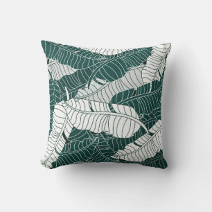 vintage background leaves pattern design illustrat cushion