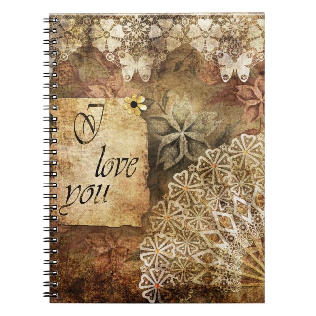 Vintage background notebook (Front)