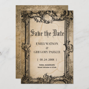  Vintage background Save The Date