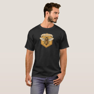 Vintage Backyard Beekeeper Honey Bee Heritage Club T-Shirt