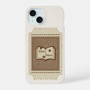 Vintage Badge Funny Phone Case book club vibes