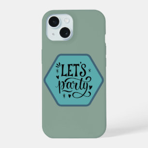 Vintage Badge Simple Phone Case let’s party