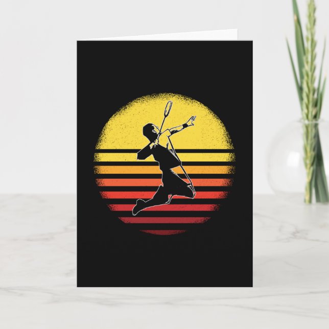 Vintage Badminton Card (Front)