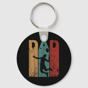 Vintage Badminton Dad Fathers Day Gift Ideas Key Ring