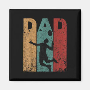 Vintage Badminton Dad Fathers Day Gift Ideas Magnet