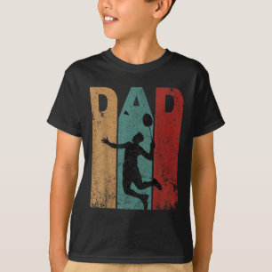 Vintage Badminton Dad Fathers Day Gift Ideas T-Shirt