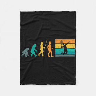Vintage Badminton Evolution Shuttle Retro Badminto Fleece Blanket