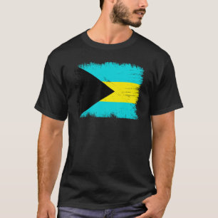 Vintage Bahamas Flag Bahamian Independence Day T-Shirt
