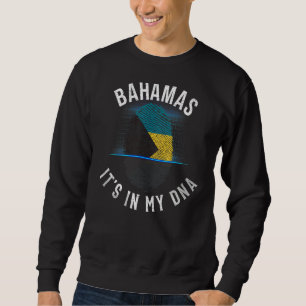 Vintage Bahamas Flag It Is In My Dna Bahamian Sweatshirt