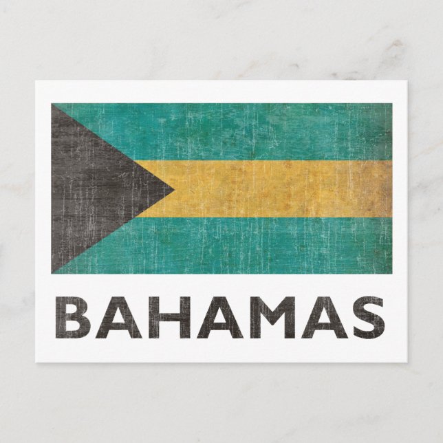 Vintage Bahamas Postcard (Front)