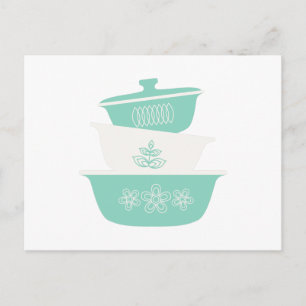 Vintage Bake Ware Postcard