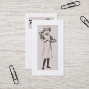 Vintage Baker or Pastry Chef Business Card