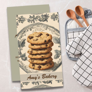 Vintage Baker Pastry Chef Cake Cookie Bakery Business Card