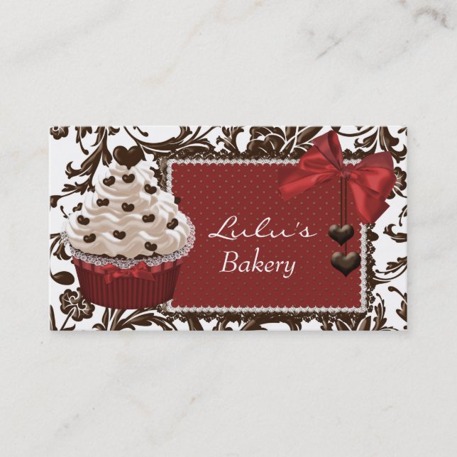 Vintage Bakery Business Card (Front)