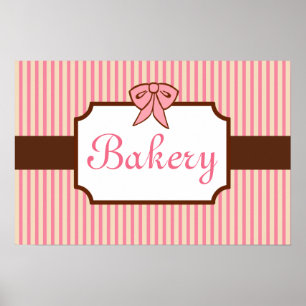 Vintage Bakery Sign Art Print