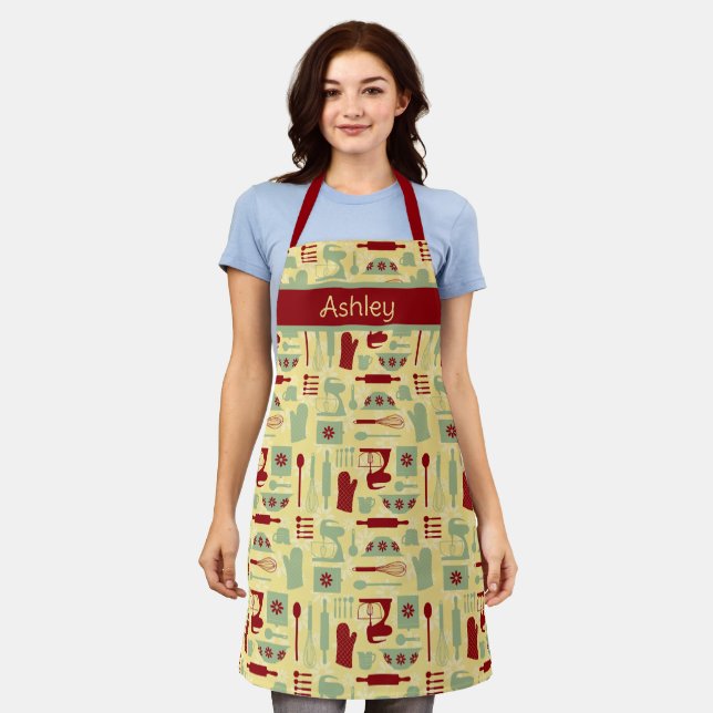 Vintage Baking Apron (Worn)
