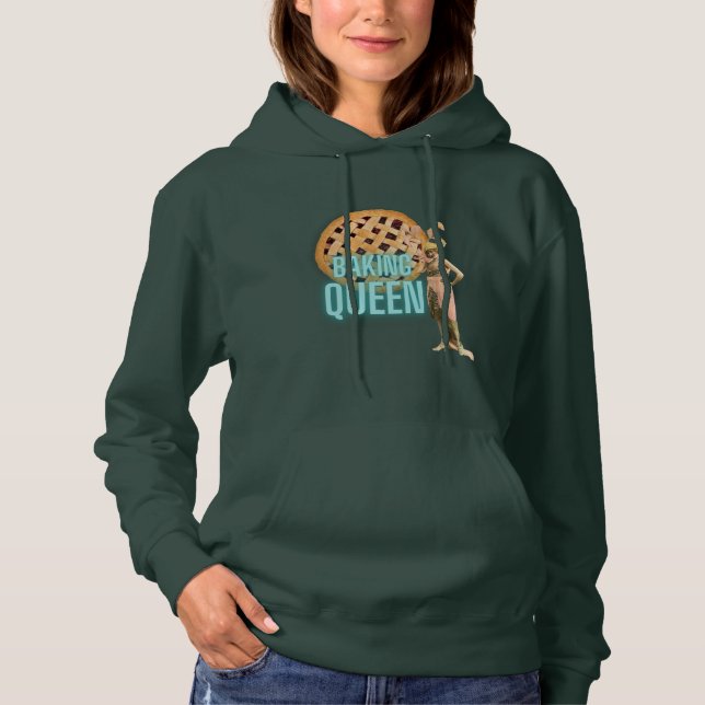 Vintage Baking Queen Hoodie (Front)