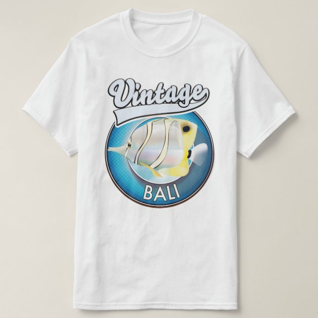 Vintage Bali retro logo T-Shirt (Design Front)