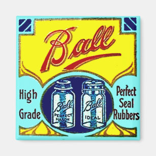 Vintage Ball Fruit Jar Ring Canning Jars Club Magnet