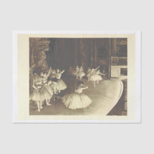 Vintage ballet art decoupage tissue paper