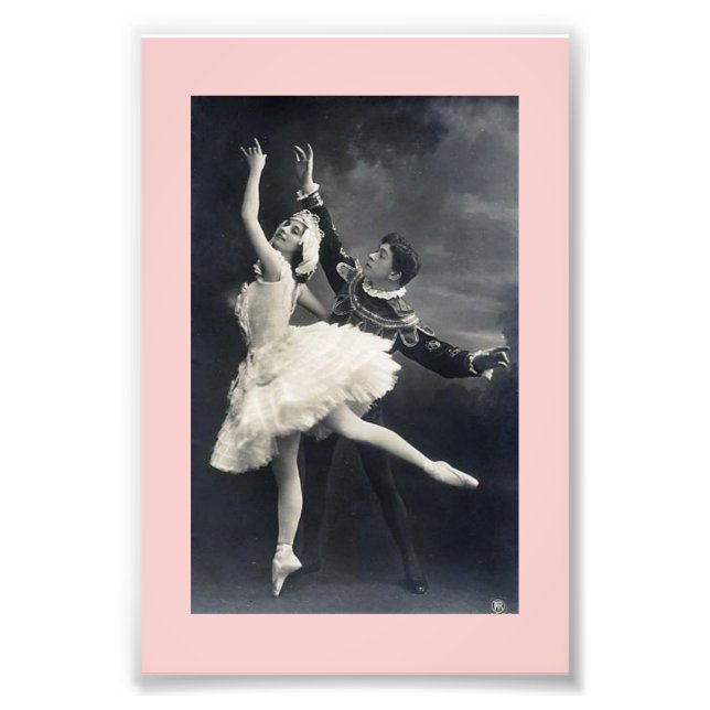 Vintage Ballet Dancers Photo Print (Front)