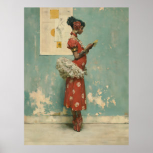 Vintage Ballet Elegance Poster