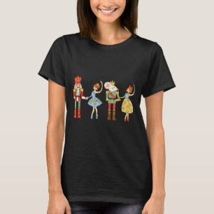 Vintage Ballet Sugar Plum Fairy Nutcracker Squad C T-Shirt