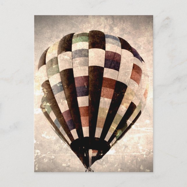 Vintage Balloon Postcard (Front)