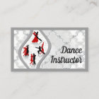Vintage Ballroom Dance Teacher Business Card