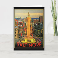 Vintage Baltimore At Dusk