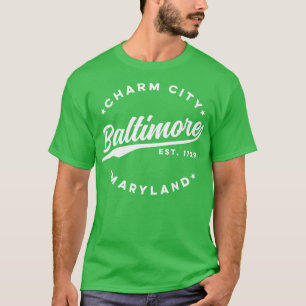 Vintage Baltimore Charm City Maryland USA T-Shirt