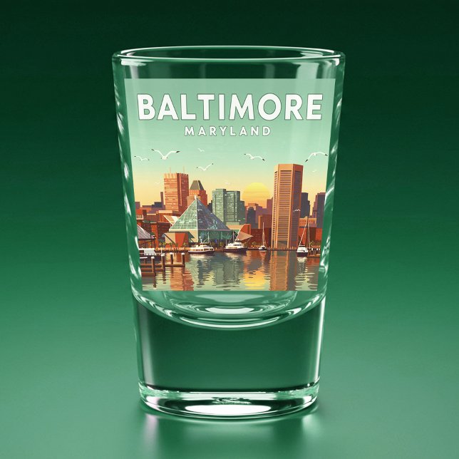 Vintage Baltimore Maryland Shot Glass (Creator Uploaded)