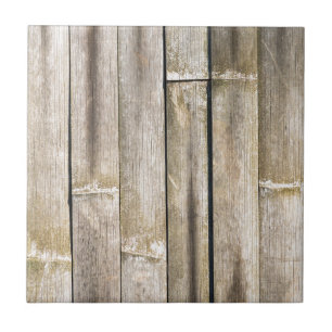 Vintage bamboo fence tile