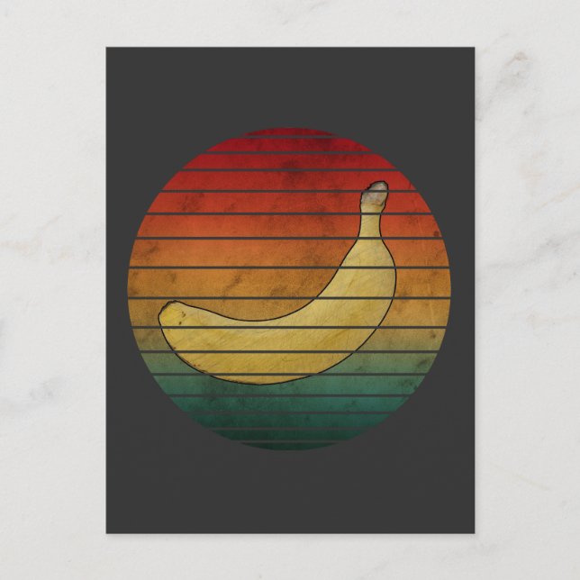 Vintage Banana Fruit Postcard (Front)