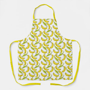 Vintage Banana Print Apron