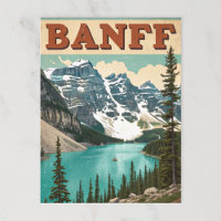 Vintage Banff: Lake Louise & Peaks