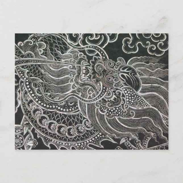 Vintage Bangkok Dragon Postcard (Front)