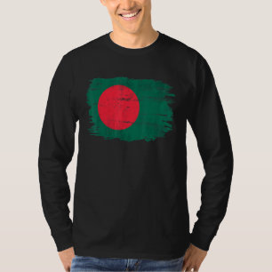 Vintage Bangladesh Flag For Bangladeshi   T-Shirt